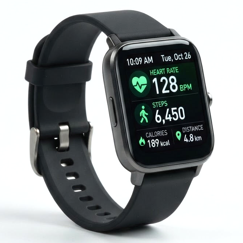 Detail view - Smart Watch Fitness Tracker - AMOLED Display, Hear