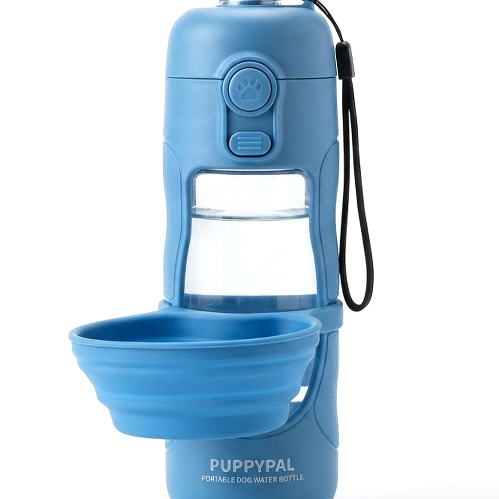 Detail view - Portable Dog Water Bottle - Leak-Proof, Travel Fri