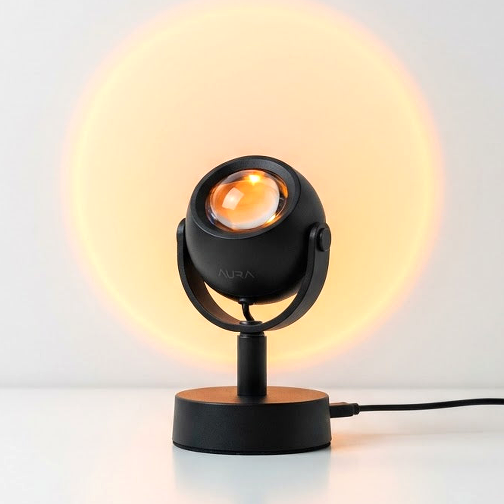 Detail view - LED Sunset Projector Lamp 16 Colors - Aesthetic Ph