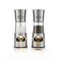 Electric Salt and Pepper Grinder Set - USB-C, LED Light, One-Touch