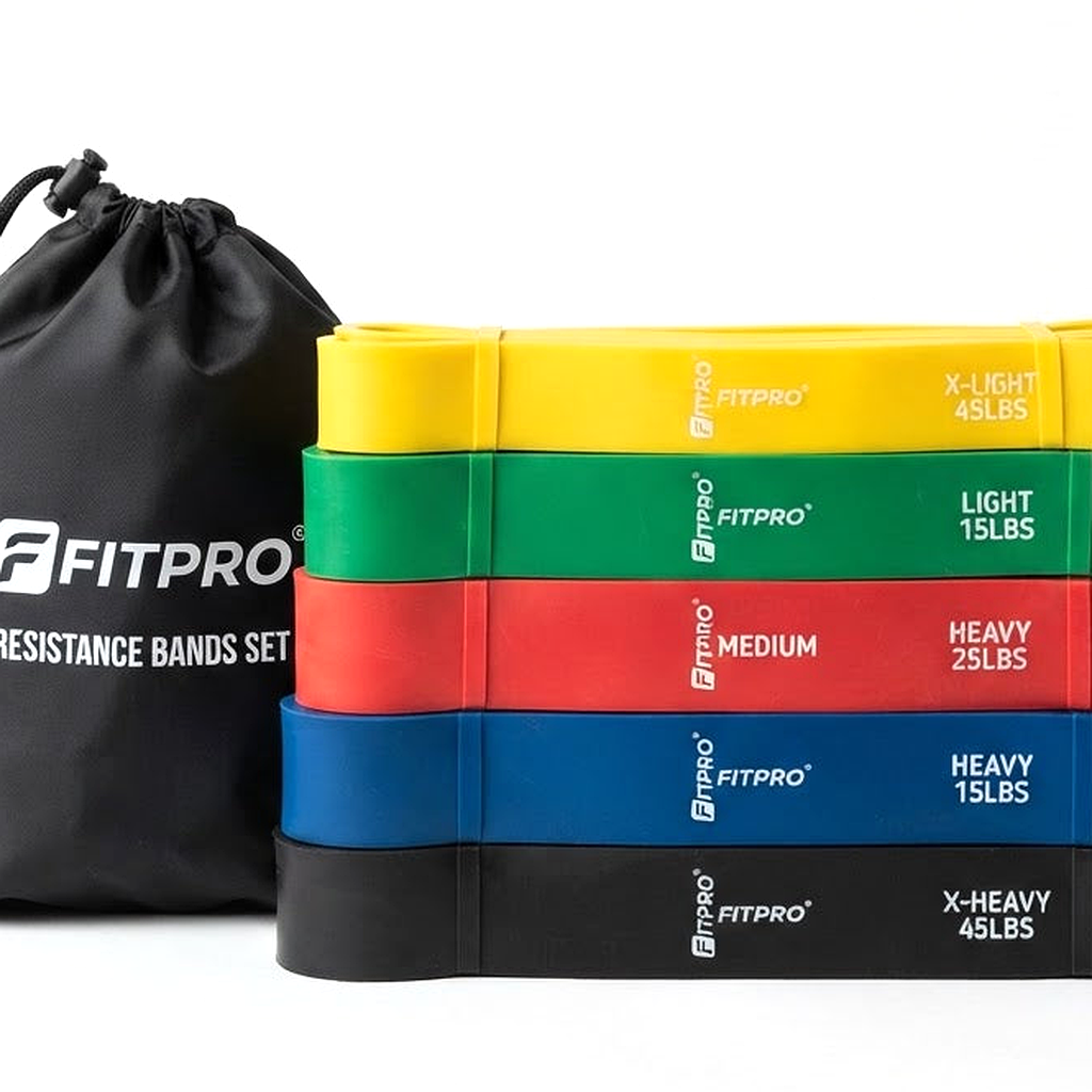 Detail view - Resistance Bands Set of 5 - Door Anchor, Full Body