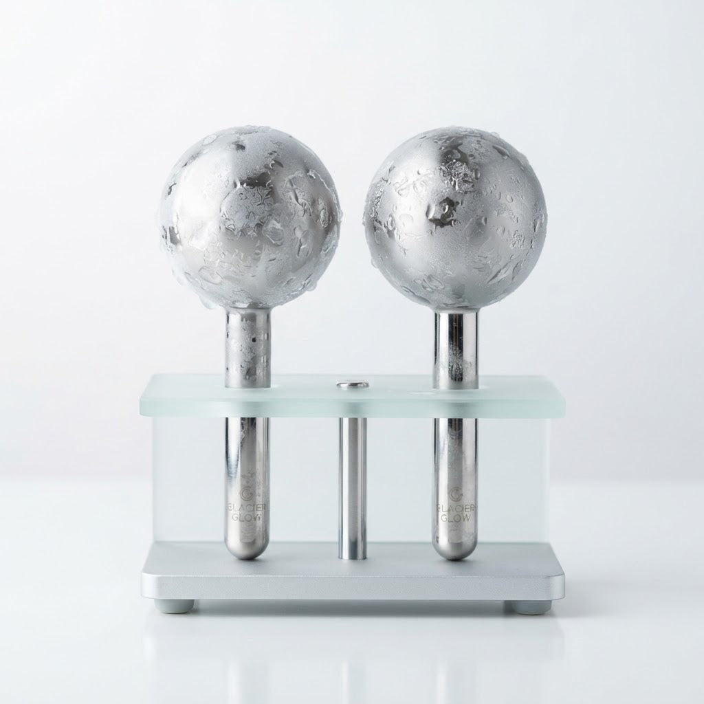 Ice Roller Facial Globes - Reduce Puffiness, Tighten Pores