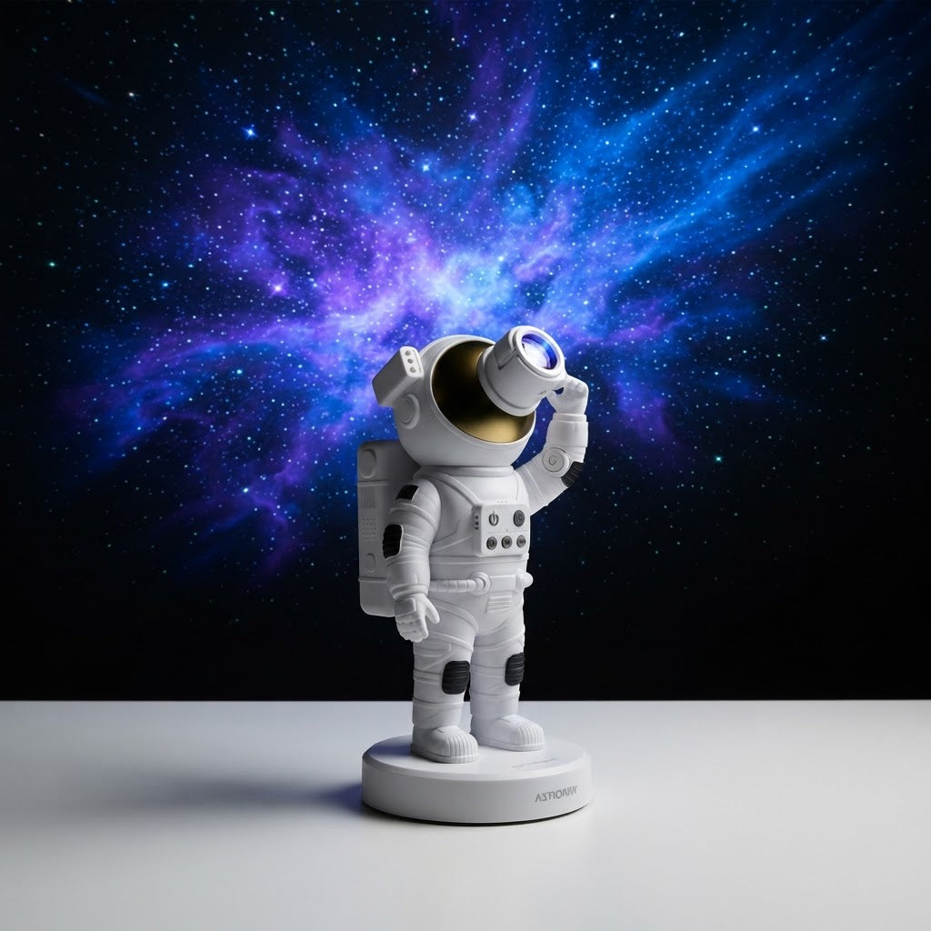 Astronaut Galaxy Projector - Nebula Star Light, 8 Modes, Remote