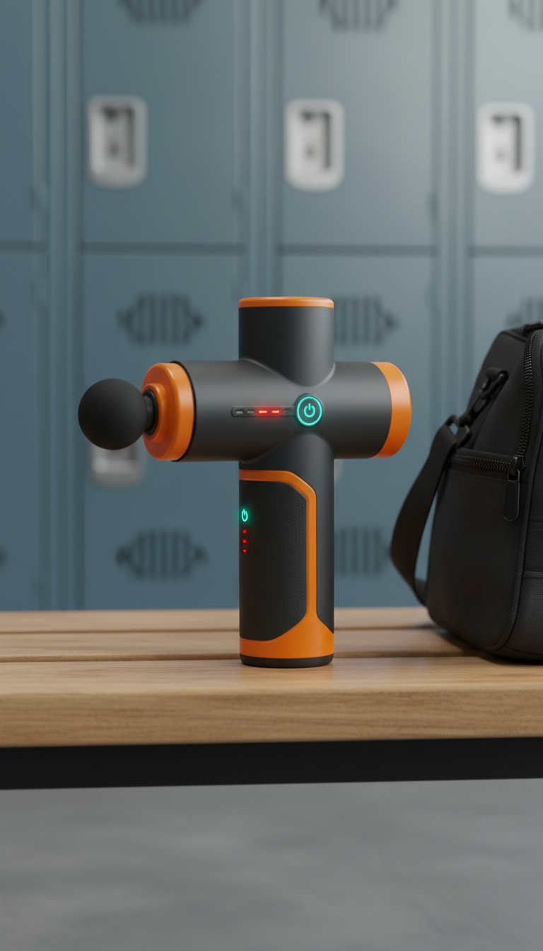 Deep tissue massage gun for fitness recovery