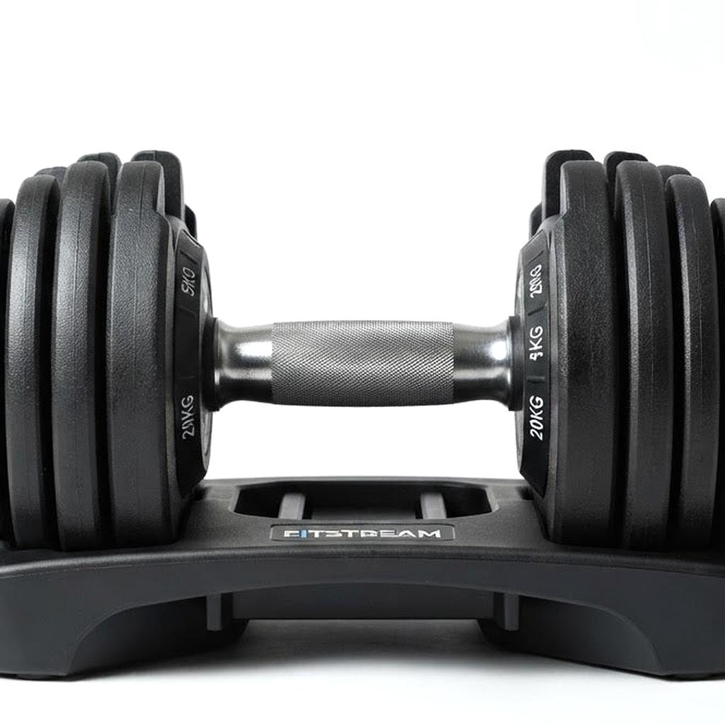 Detail view - Adjustable Dumbbell 20kg - Quick Weight Change, Sp