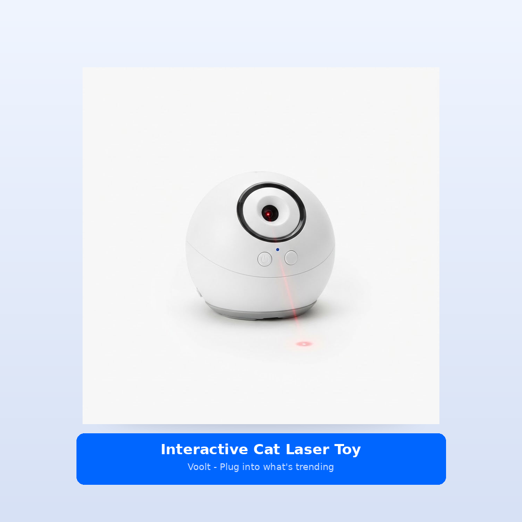 Studio shot - Interactive Cat Laser Toy - Automatic Mode, Keep C