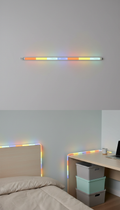 RGB LED strip lights with music sync for room decor
